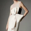 Archive Collection - Taffeta Bow Detail Woven Mini Dress