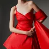 Archive Collection - Taffeta Draped Shoulder Mini Dress