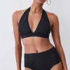 Bandage Sheer Stripe Bikini