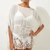 Beach Viscose Georgette Premium Embroidery Tunic