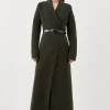 Belted Knit Maxi Coatigan