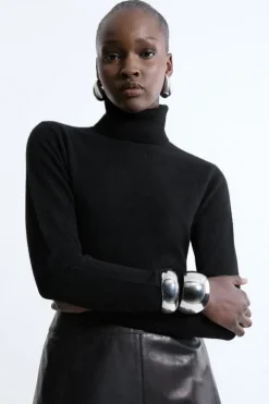 Cashmere Knitted Turtleneck Sweater