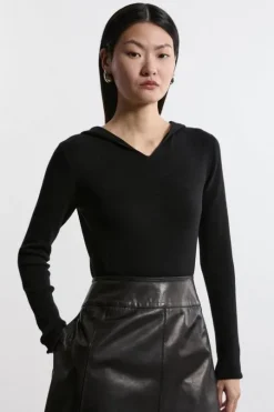 Cashmere Wool Blend Hoodie