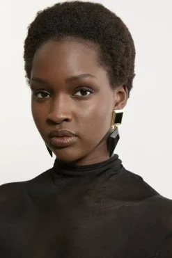 Chunky Statement Drop Earring