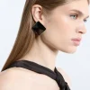 Chunky Statement Square Stud Earring