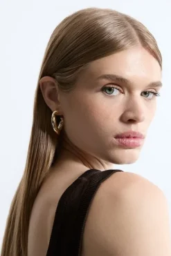Chunky Twisted Hoops