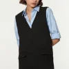 Compact Stretch Essential Pocket Detail Tailored Mini Dress
