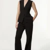Compact Stretch Essential Tailored Straight Leg Pants