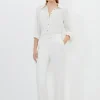 Compact Viscose Tailored Suit Set