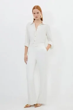 Compact Viscose Tailored Suit Set