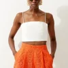 Cotton Eyelet Short
