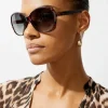 Croc Detail Sunglasses
