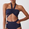 Cut Out Bikini Set