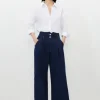 Denim Indigo Wide Leg Pants