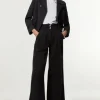 Denim Wide Leg Pants