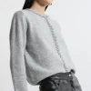 Embellished Trim Cosy Knit Cardigan