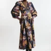 Floral Studded Lace Woven Maxi Dress