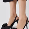 Flower Detail Court Slingback Heel