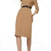 Forever Belted Midi Dress