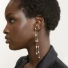 Freshwater Pearl Double Drop Long Earring
