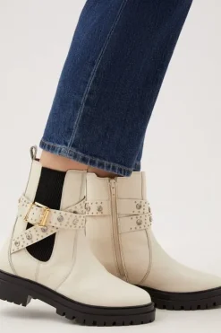 Gemstone Strappy Chelsea Boot