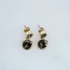 Hand Set European Crystal Solitaire Drop Earrings