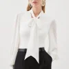 Jersey Ponte Georgette Mix Bodysuit