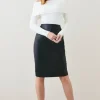 Leather Signature Pencil Skirt