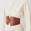Leather Wide Waist Belt