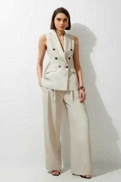Melange Tailored Suit Set