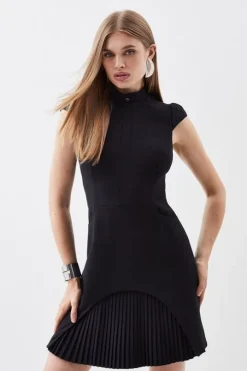 Military Tailored Mini Dress