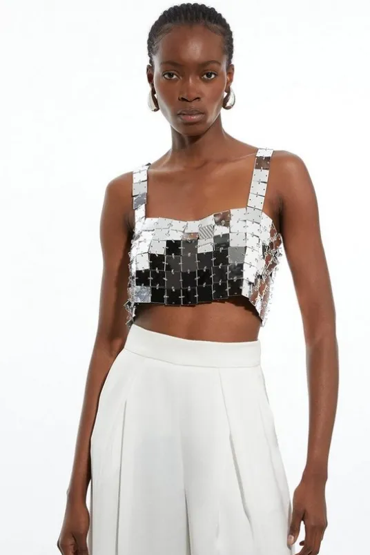 Mirrored Chainmail Co-Ord Set