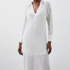 Petite Embellished Plunge Woven Maxi Dress