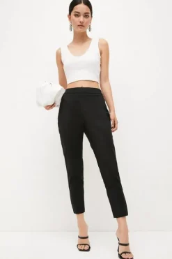 Petite Essential Techno Woven Crop Pants