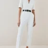 Petite Forever Belted Jumpsuit
