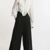 Petite Soft Tailored Wide Leg Dress Pants