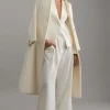 Petite Tailored Crepe Pleat Detail Wide Leg Pants
