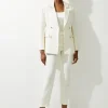 Petite Tailored Doubled Breasted Blazer