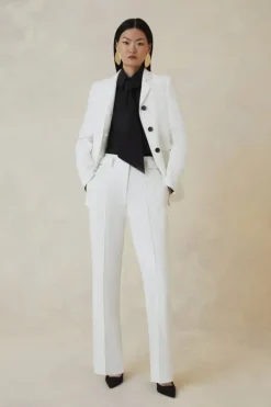 Petite The Founder Compact Stretch Slim Leg Pants