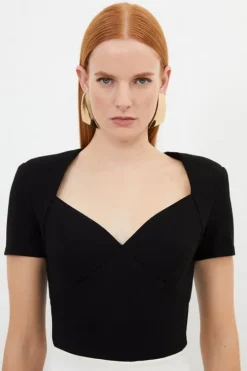 Ponte Short Sleeve Bodysuit
