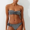 Premium Embellished Rosette Bandeau Bikini Set