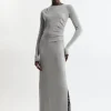Premium Yarn Collection - Extra Fine Merino Wool Maxi Knit Dress