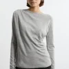 Premium Yarn Collection Extra Fine Merino Wool Draped Sweater