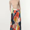 Satin Wide Leg Woven Pants