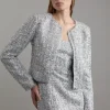 Sequin Boucle Tailored Jacket