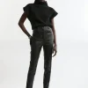 Stretch 5 Pocket Leather Jean