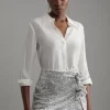 Stretch Sequin Rosette Mini Skort