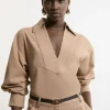 Tailored Collared Long Sleeve Shirt