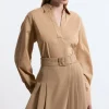 Tailored Cotton Open Neck Shirt