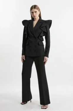Tailored Kick Flare Pants